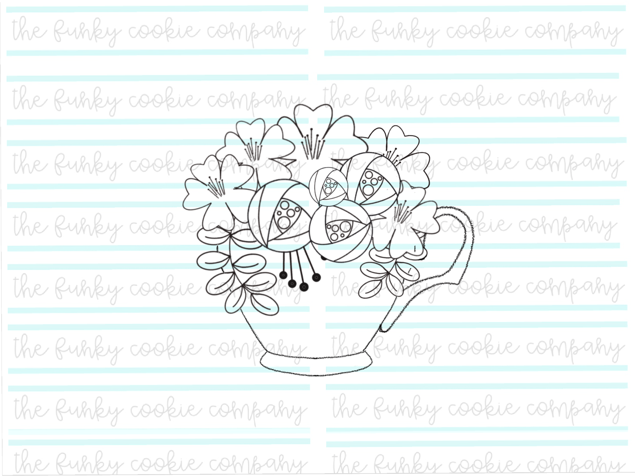 Floral Tea Cup