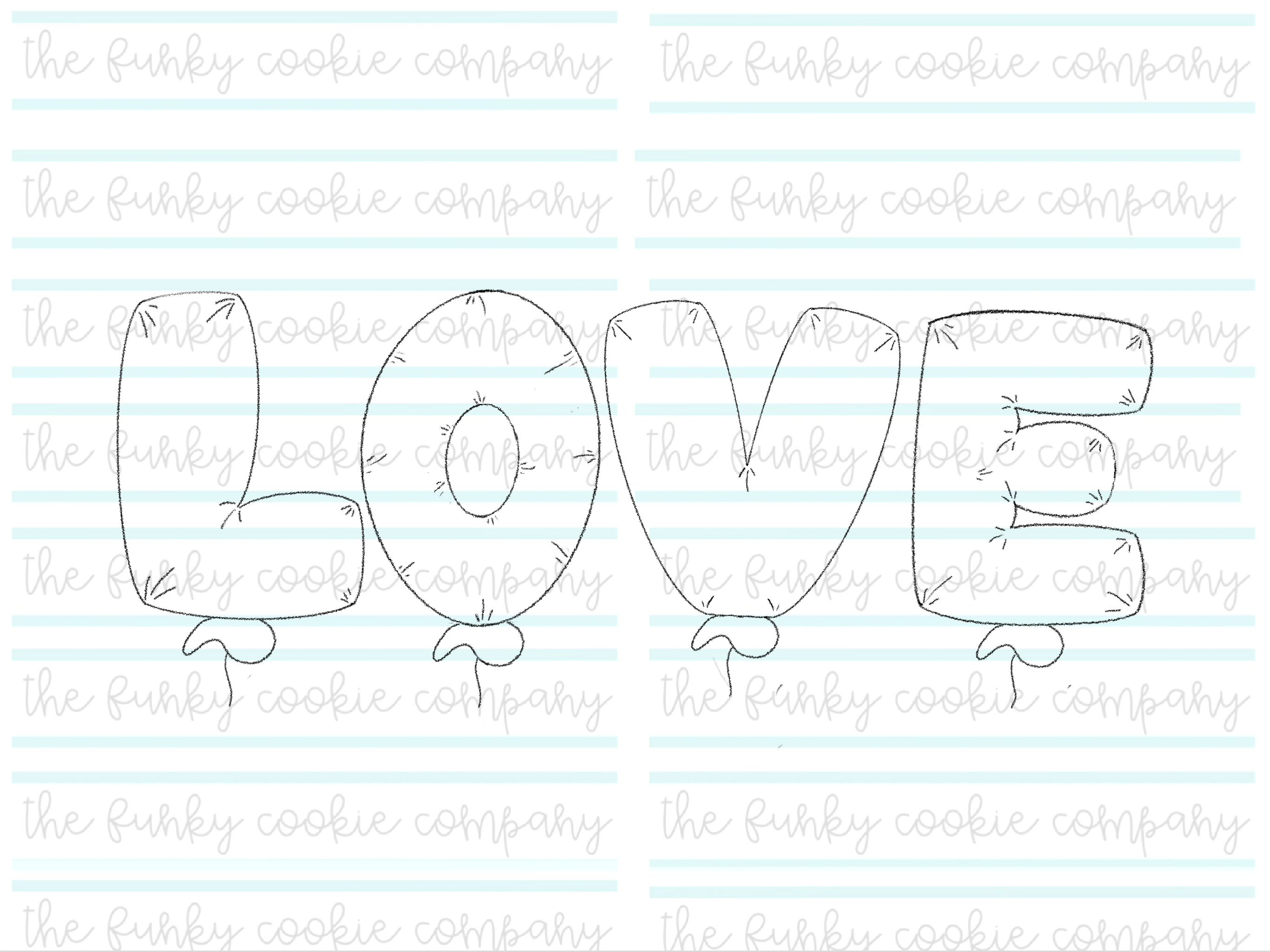 L O V E Balloon Letters (4 piece set)