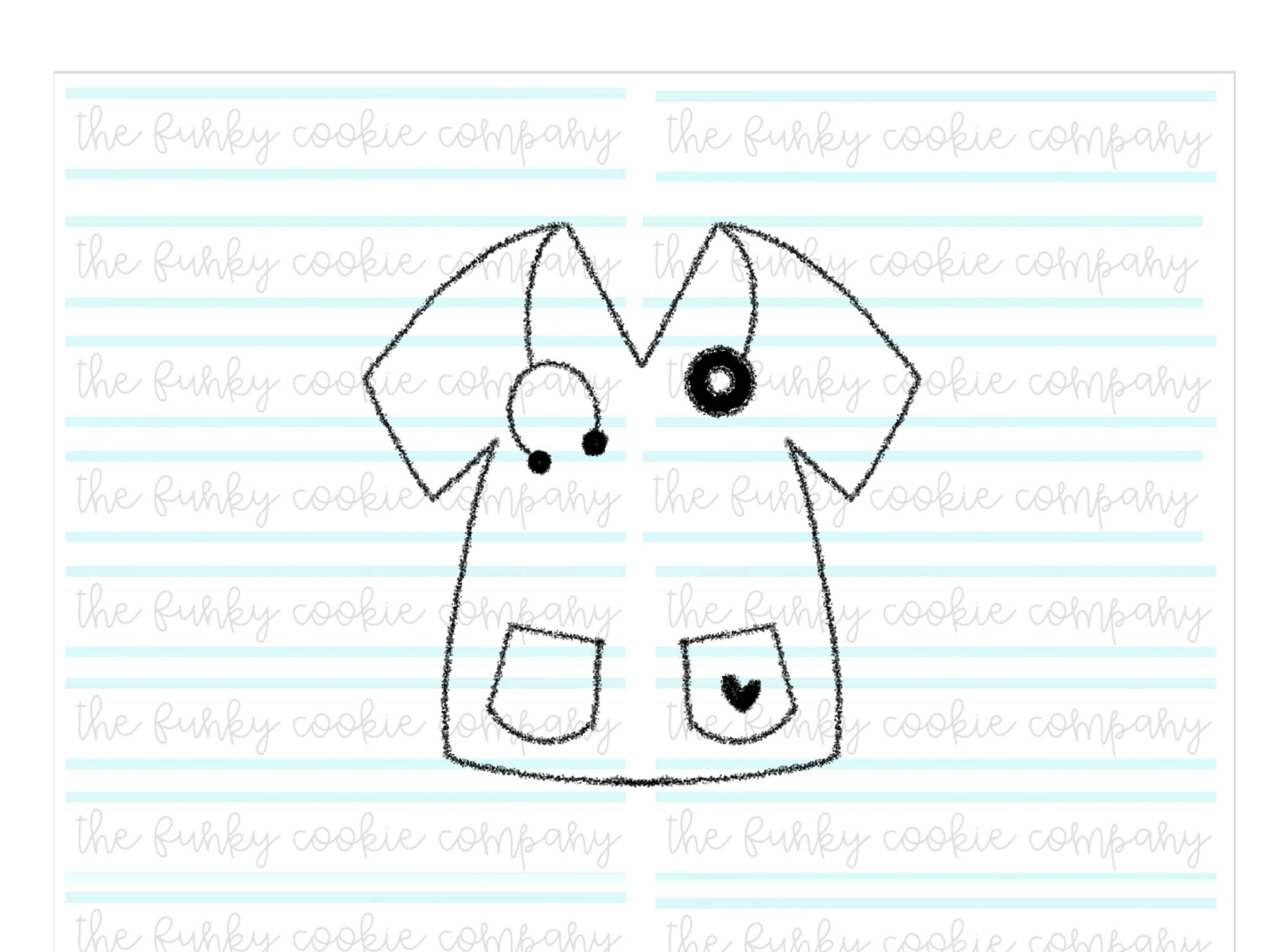 Scrubs Cookie Cutter