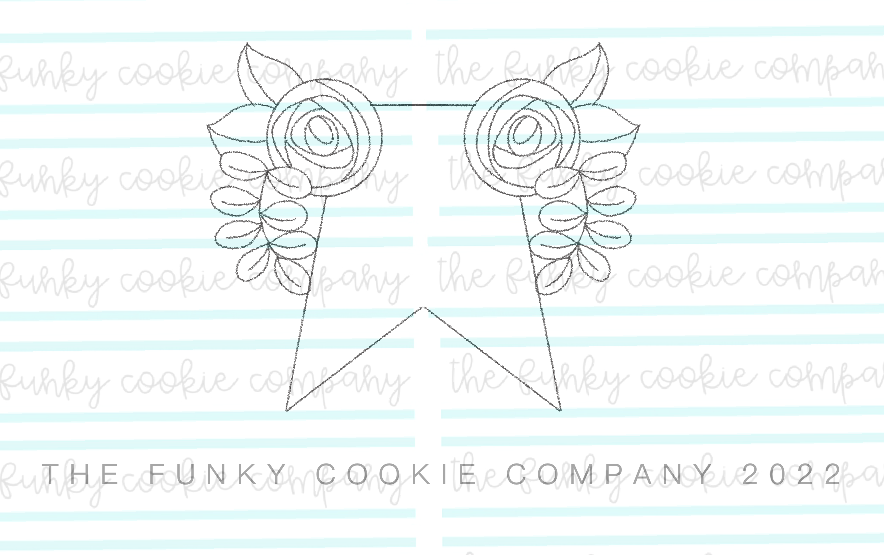 Floral Pennant Flag