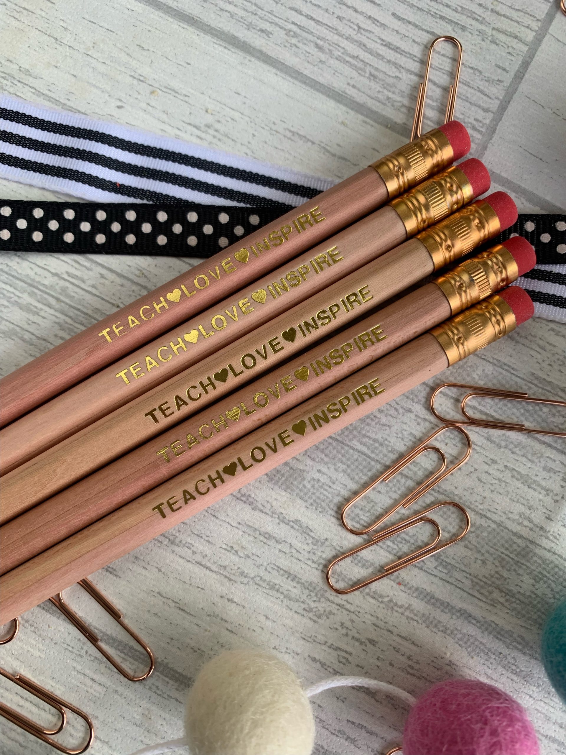 Iced drink and Pencil Pack (teacher gift) - 5 pack - Image 2