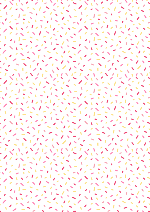 FAB Lolly Sprinkle Backer - A4 Sheet