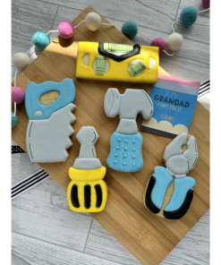 Dads Tool Box Cookie Gift (5 Large Cookies) - Image 2