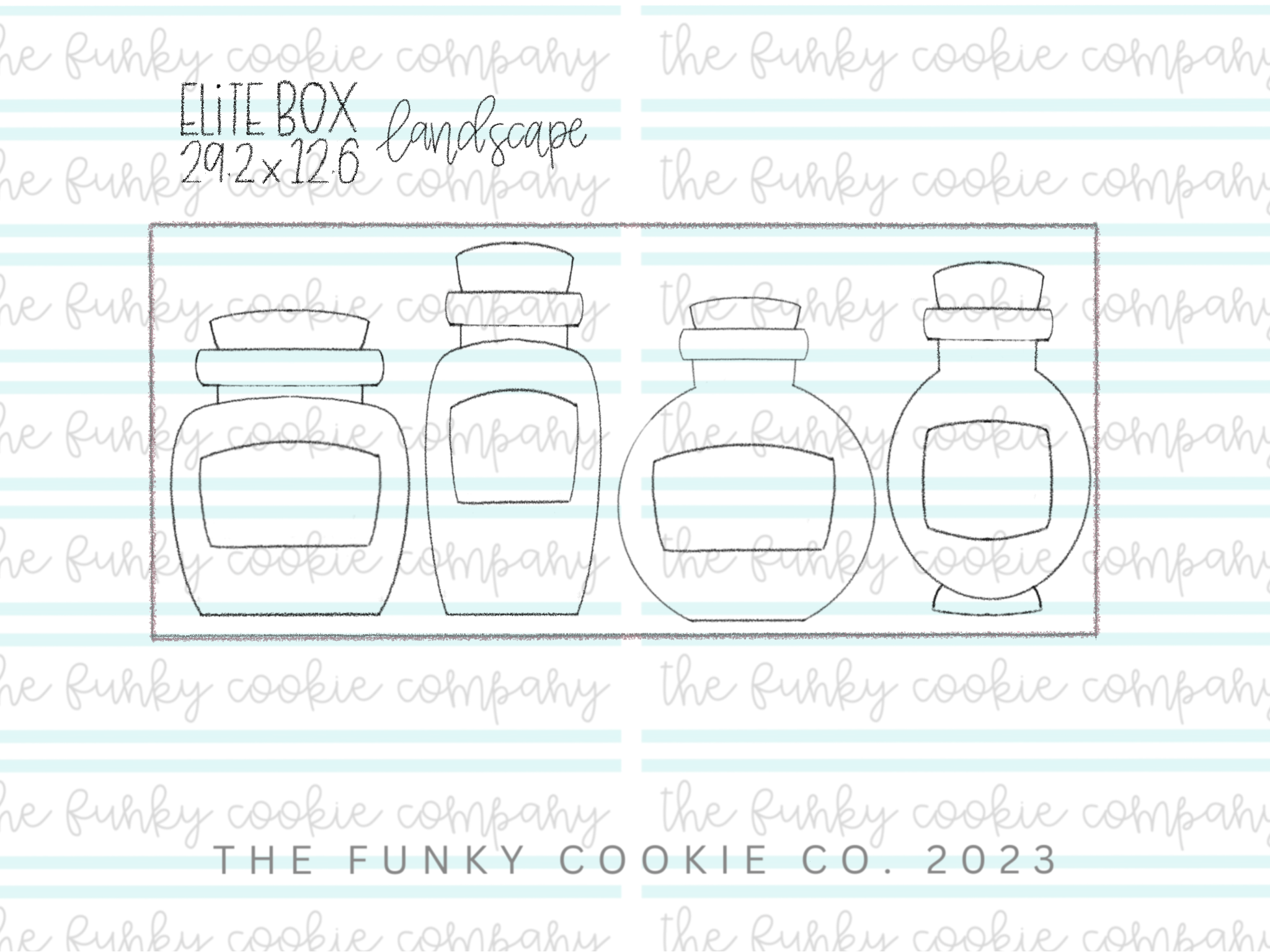 Round, Thin Potion Bottle - Image 3