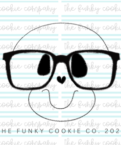 Nerdy Skull (with glasses)