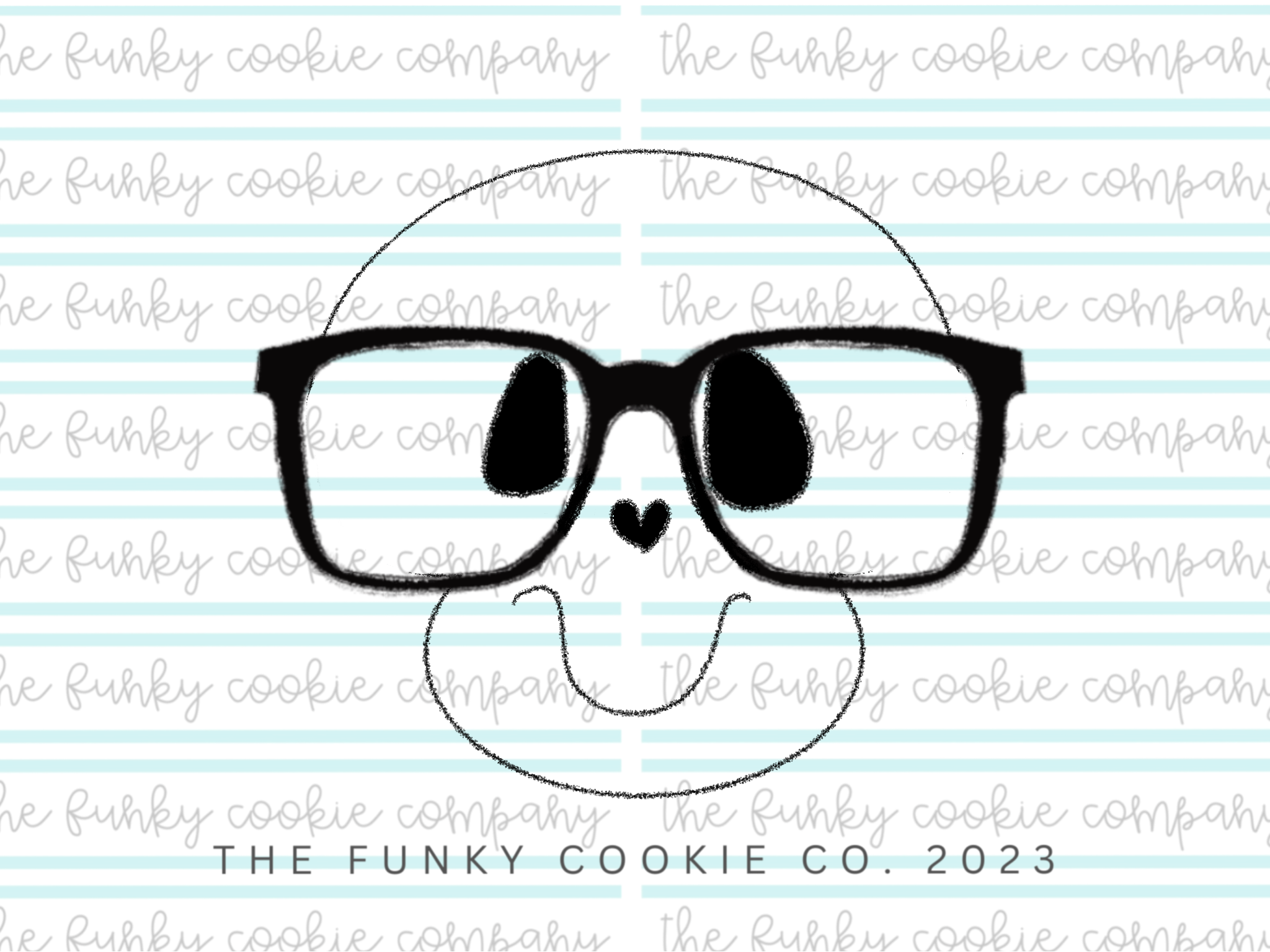 Nerdy Skull (with glasses)