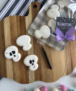 Doodle Your Own Skull Cookies - 8 mini cookies with edible marker included - Image 3