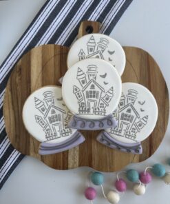Paint Your Own Cookie - Crystal Ball with Haunted House