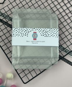 Box 1 - 12cm x 12cm x 2cm, pack of 10