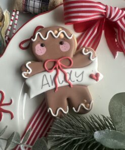 Alternative view of Personalised Christmas Cookie - Bagged with seasonal bow