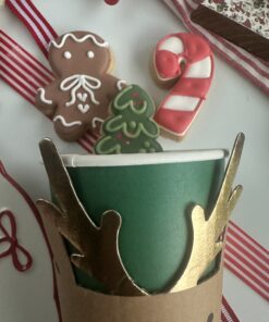 Alternative view of 8 Mini Cookie Selection (in a large festive cup)